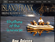 Tablet Screenshot of islandfrank.com